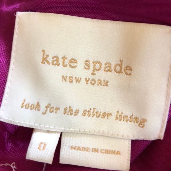 Kate Spade ♠️ silk fuschia bow dress! - Picture 4 of 8